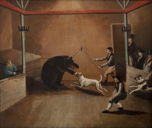 CVCSC:0013.F Bear Baiting, English School © Compton Verney, photo by Jamie Woodley