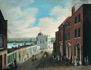 CVCSC:0037.F Garner's, the Marine Library, High Street Margate Kent, English School © Compton Verney, photo by Hugh Kelly