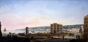 CVCSC:0190.S Gabriele Ricciardelli, Posillipo from the Riviera di Chiaia © Compton Verney