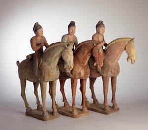CVCSC 0245.A (1V) From a set of twelve painted equestrian figures © Compton Verney, photo by Ken Adlard