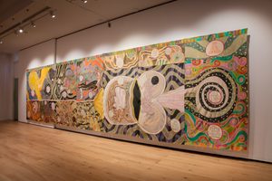 Installation view, Emma Talbot How We Learn to Love at Compton Verney, 2025. Photos by Jamie Woodley (c) Jamie Woodley and Compton Verney (1)