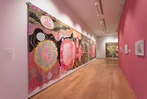 Installation view, Emma Talbot How We Learn to Love at Compton Verney, 2025. Photos by Jamie Woodley (c) Jamie Woodley and Compton Verney (39)